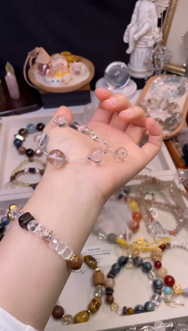 未镶嵌手链水晶1430多样性发货