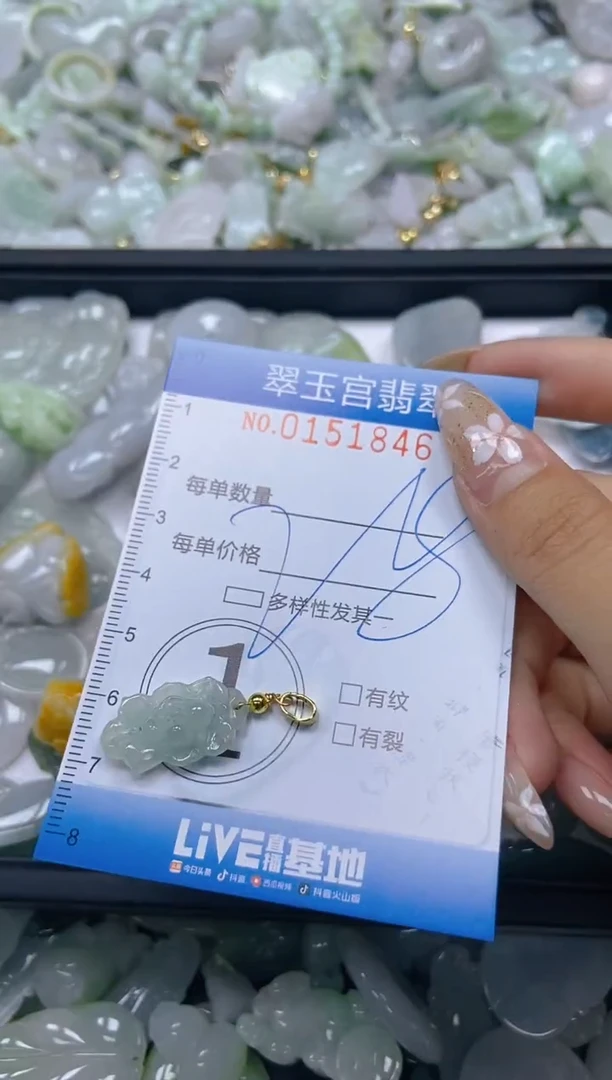 翡翠未镶嵌颈饰闪购0151846