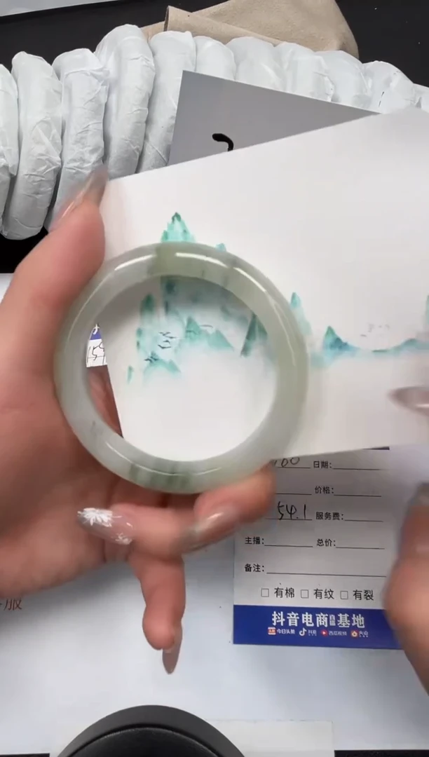 【闪购商品】石英质玉手镯未镶嵌160-54.1