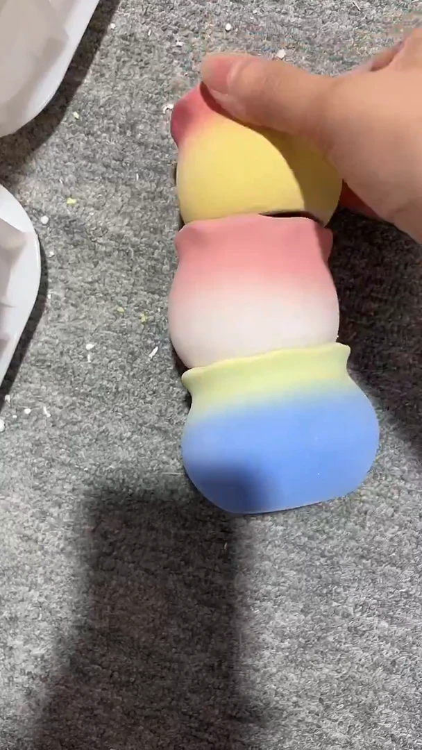 麦饭石粗陶多肉花盆微瑕三个