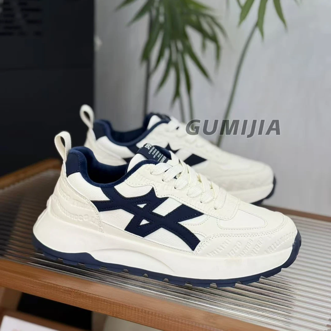 Gumijia冬季加绒新款/休闲/舒适/百搭/时尚/古米茄男鞋GM899棉