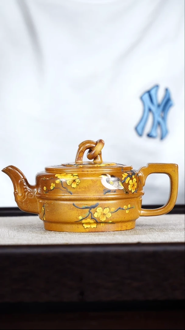茶壶紫砂松子烧喜上眉梢