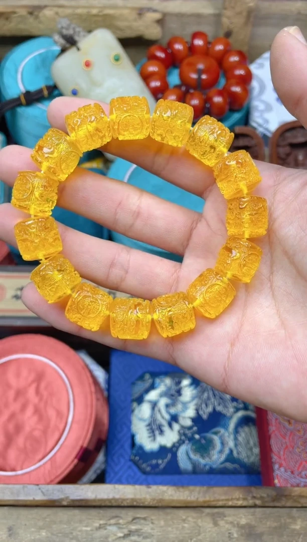 【闪购商品】琥珀手链未镶嵌点击链接下单即可