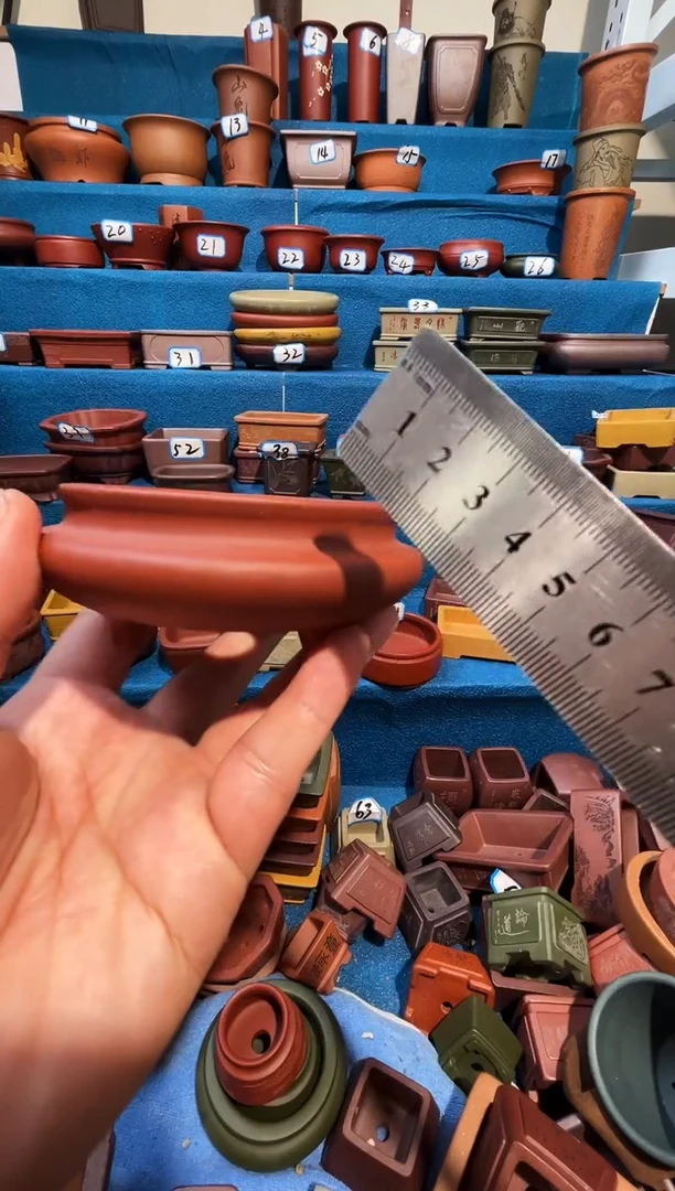 【闪购商品】紫砂紫砂花盆8.5*3