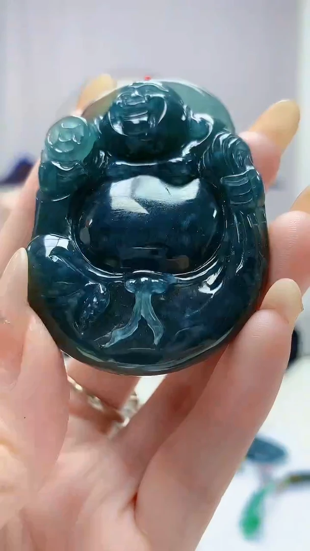 定制翡翠未镶嵌4852DD-毛货挂件151