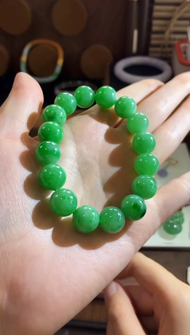 未镶嵌手串翡翠手饰