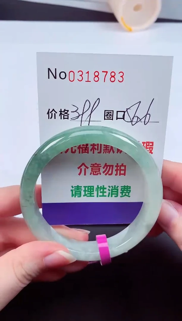 翡翠手镯未镶嵌 0318783
