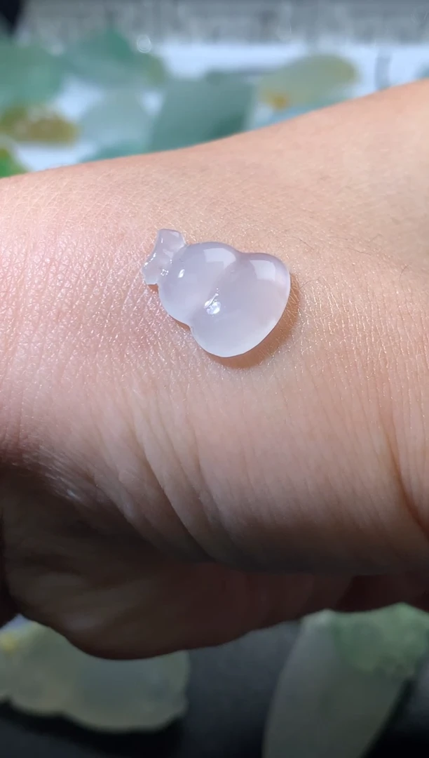 未镶嵌定制翡翠毛货15.3*12*3