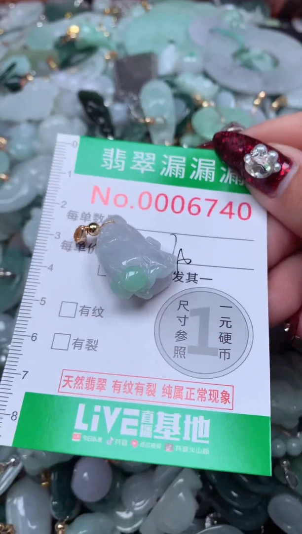 颈饰未镶嵌翡翠6740