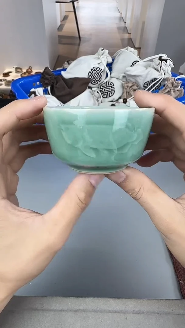 龙泉窑青瓷手工茶器包邮不带礼盒