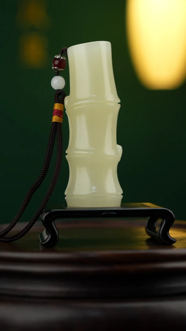 玉【节节高升】天然玉石手把件