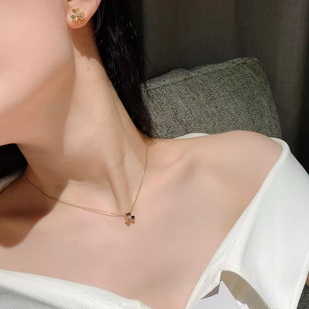【小号三叶草项链】G112993CG简约轻奢气质经典百搭项链