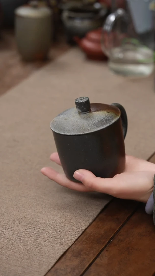 茶壶紫砂柴烧无为盖杯