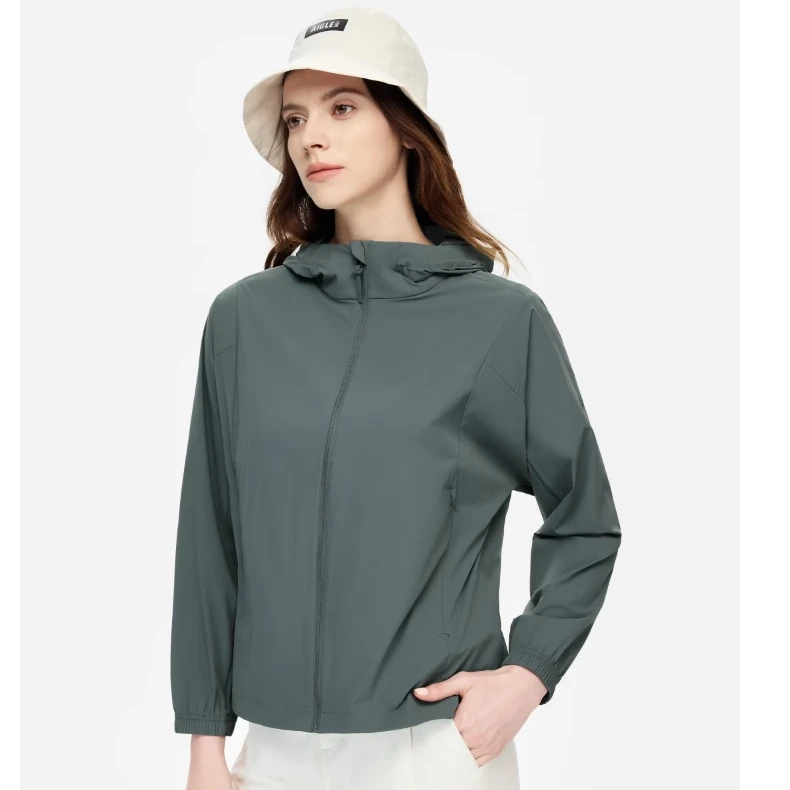 【25年新品】AIGLE艾高WR防泼水cooltouch凉感防晒夹克外套女BI76
