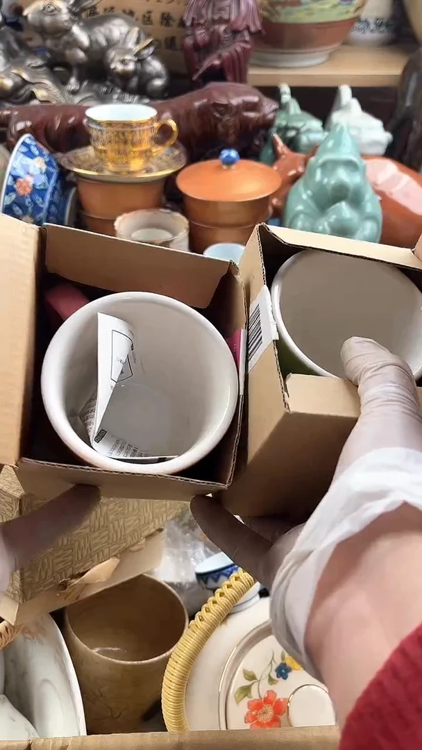 瓷片延****楼英歌瓷器满19.9包邮