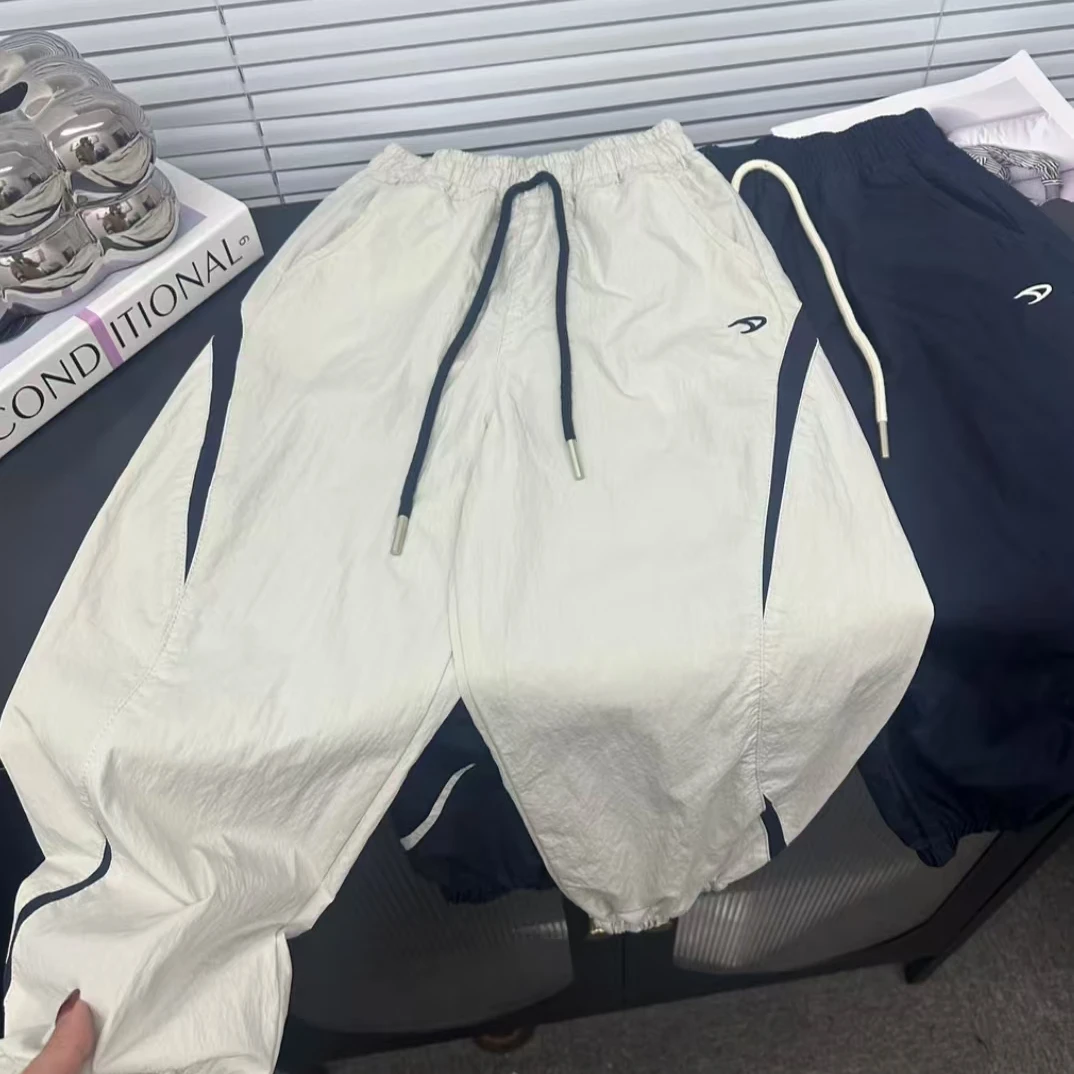 儿童拼色工装裤男女童2025春夏款新款韩版时尚百搭中大童裤子潮