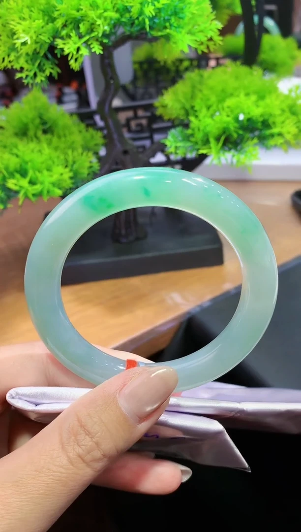 未镶嵌手镯翡翠-k95 天然缅甸A货翡翠58圆条