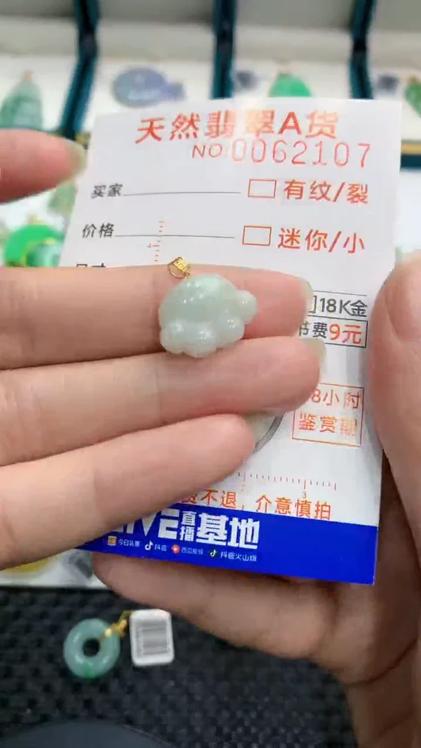 【闪购商品】翡翠颈饰18K金镶嵌            8