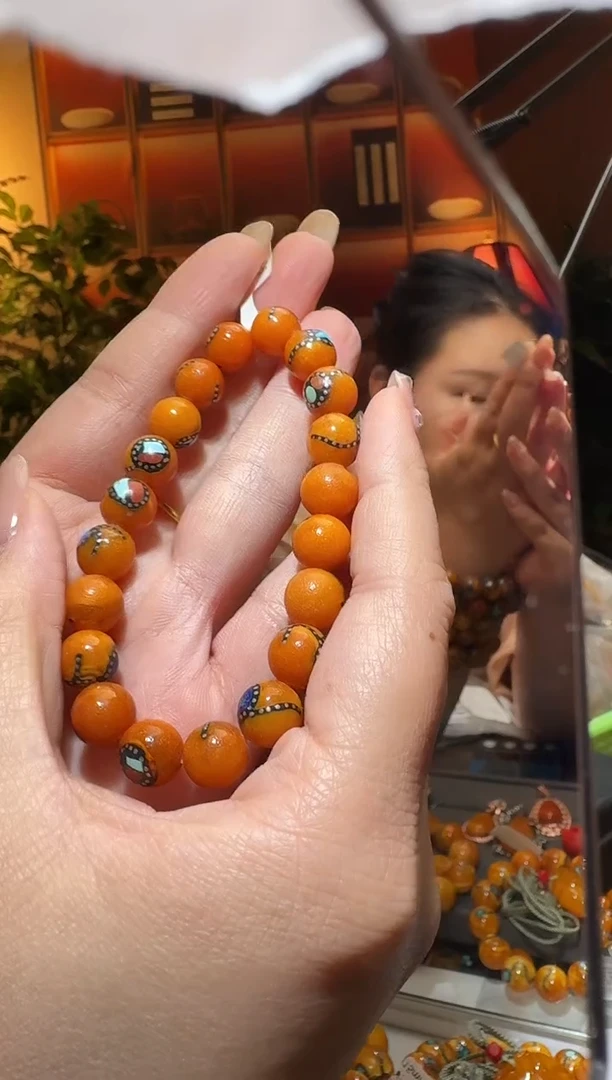 蜜蜡颈饰未镶嵌5267天然蜜蜡珠宝奇石全都保真