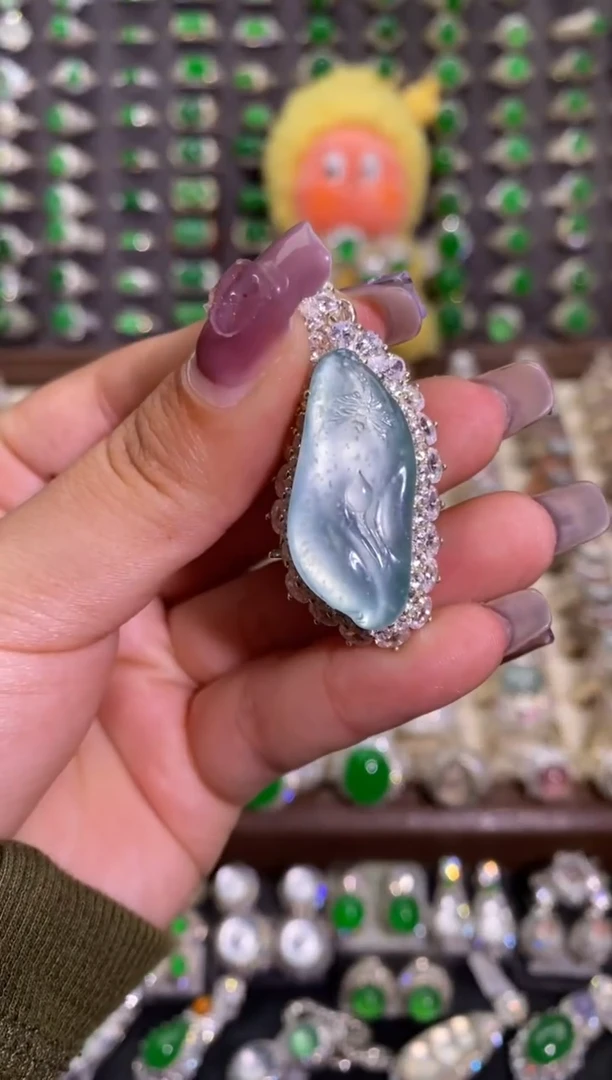 未镶嵌戒指翡翠天然缅甸A货翡翠未镶嵌 粉丝福利