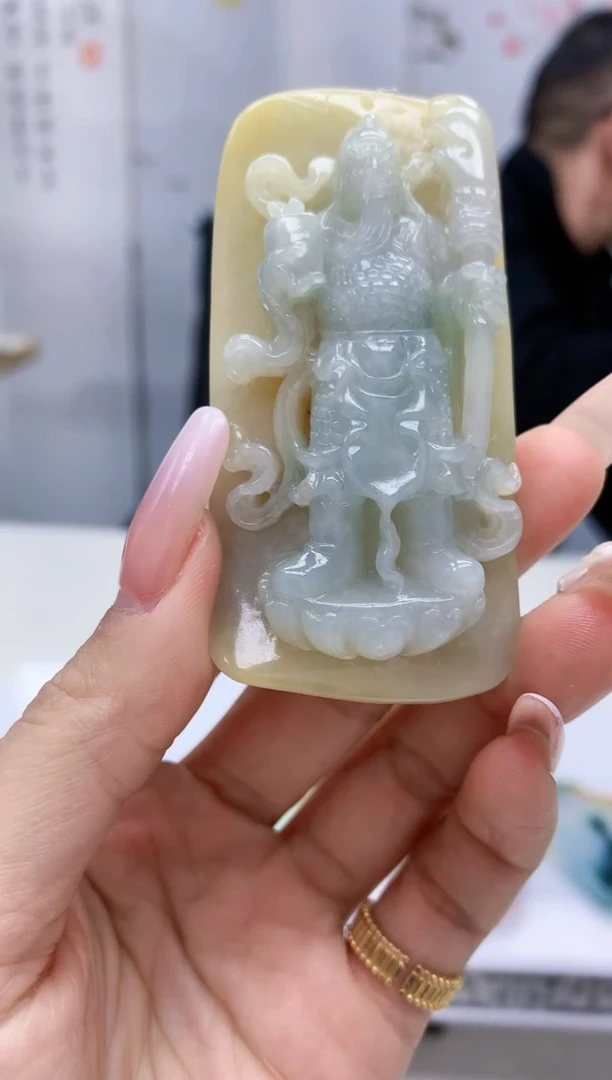 【闪购商品】定制翡翠未镶嵌5152lr-毛货挂件9