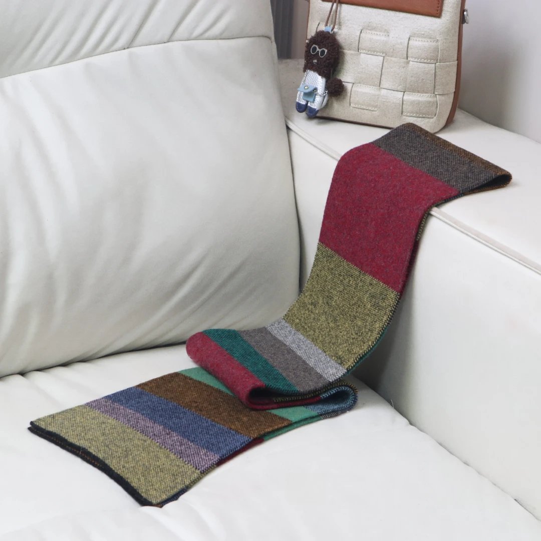 【13254】高品质原创设计彩条个性百搭时尚围巾童