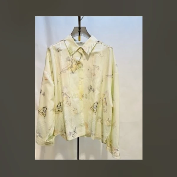 MEETMIMIQ翻领纽扣衬衫MMQ0510010