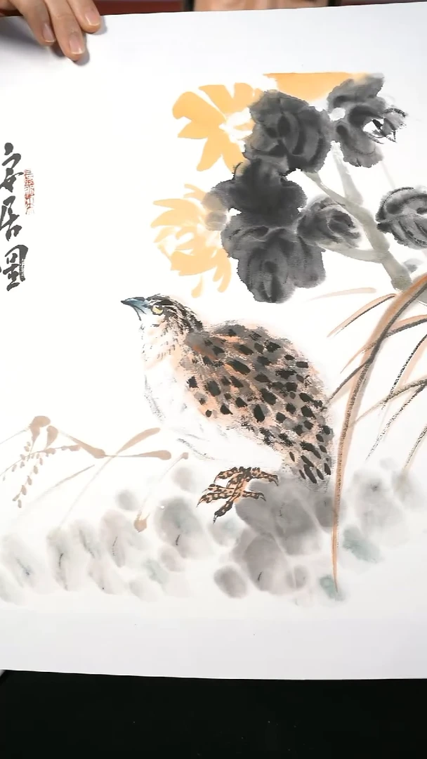 国画田青书画作品34*34