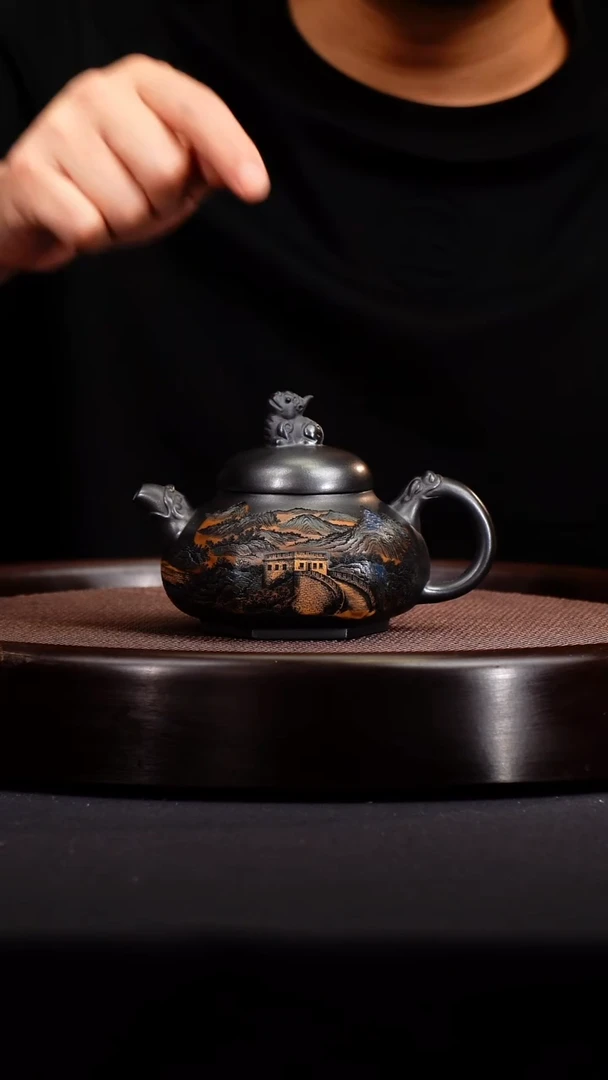 茶壶紫砂宜兴紫砂原矿壶