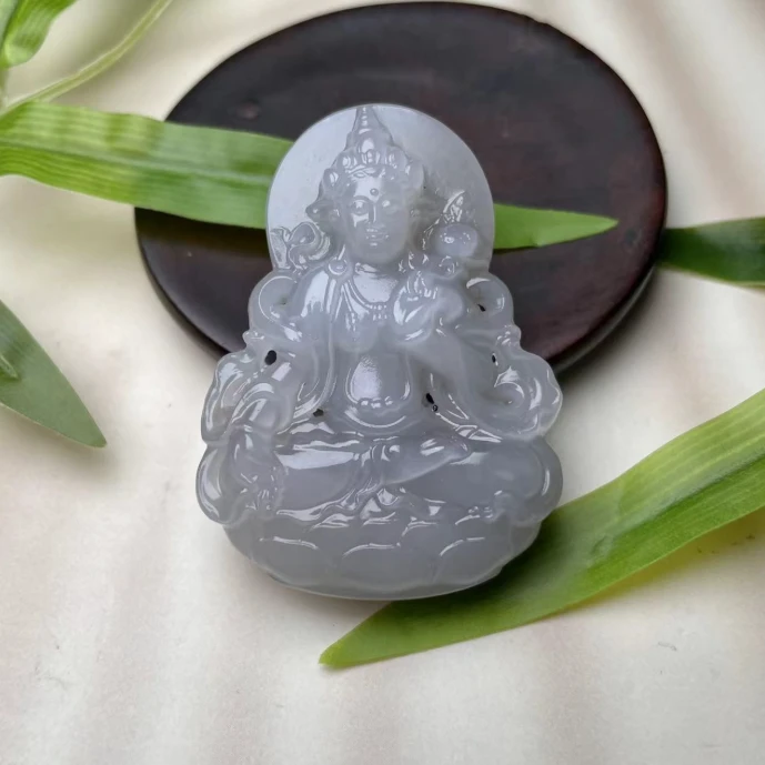 石惑珠宝^和田玉约53*39mm吊坠-多样性发一