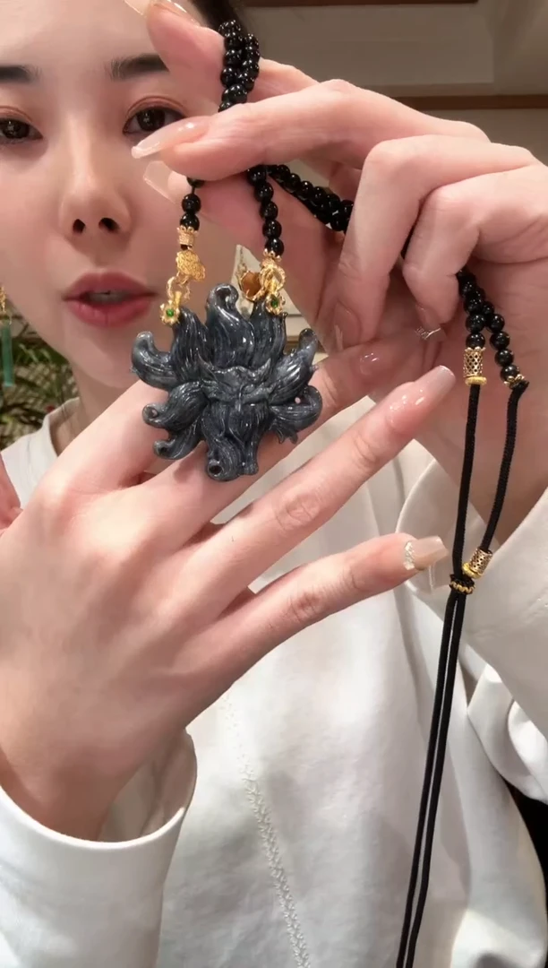 【闪购商品】翡翠颈饰未镶嵌国风