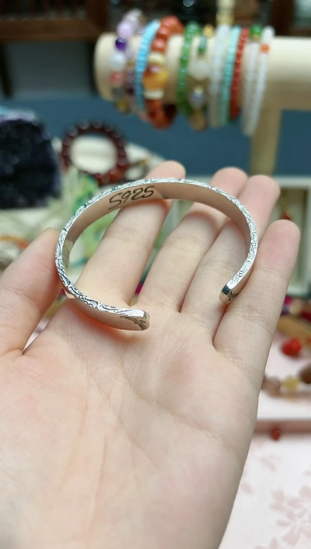 【闪购商品】925银手镯素银手镯*1 LP