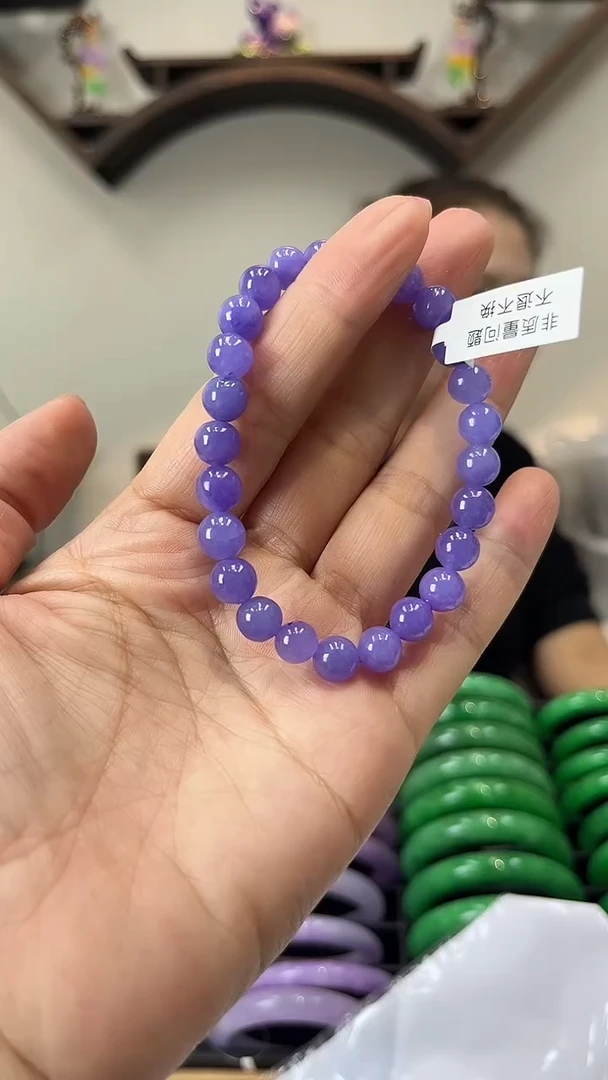 【闪购商品】砖雕闪106 紫罗兰手串