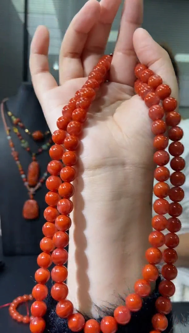 颈饰未镶嵌南红玛瑙钱****钱天然南红29