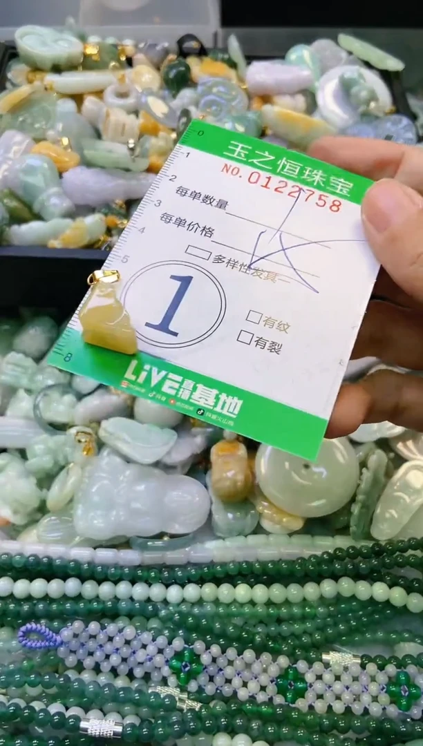 翡翠未镶嵌颈饰闪购0122758