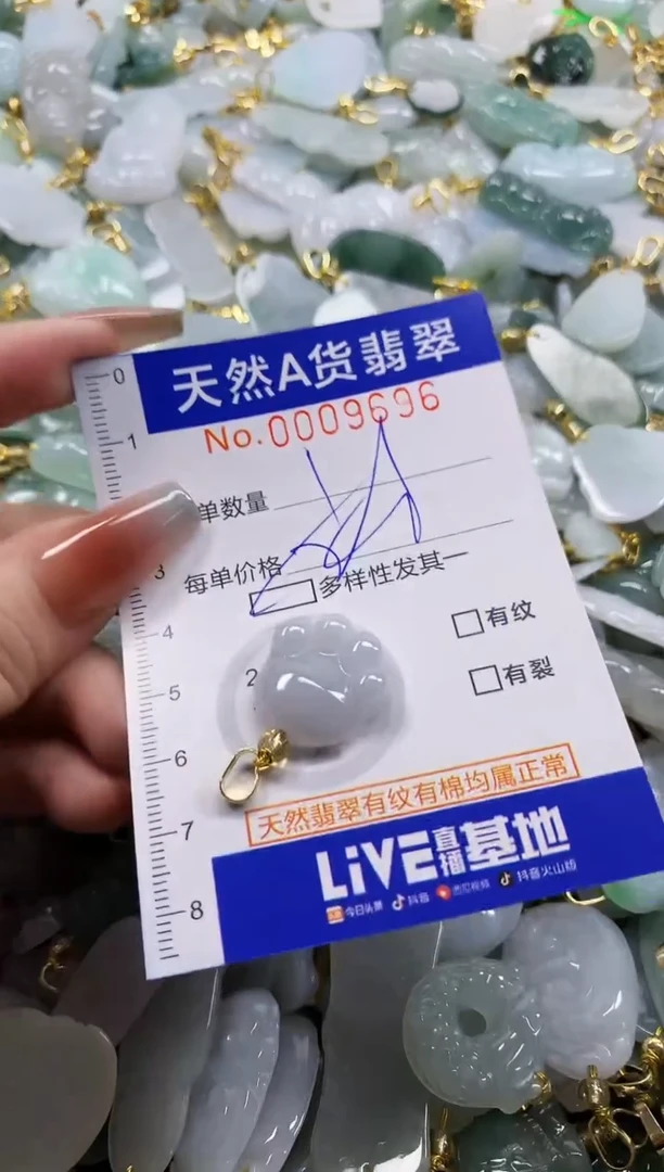 颈饰未镶嵌翡翠天然A货翡翠