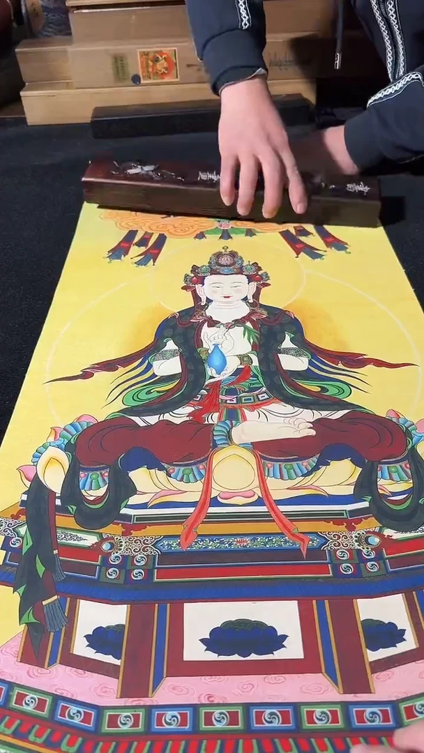 卷轴画藏式珍藏彩绘艺术馆199