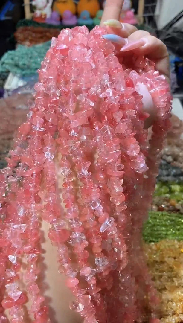 水晶珠宝半成品未镶嵌西瓜晶