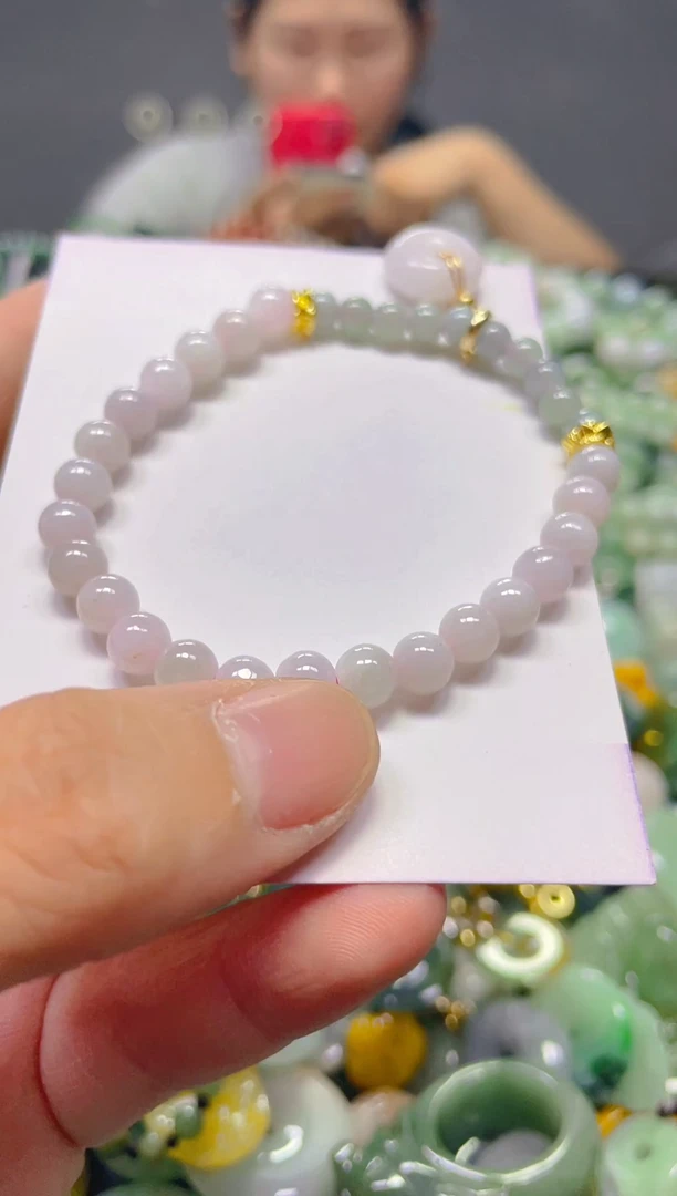 翡翠未镶嵌颈饰5mm/N/翡翠A货,1件也是批发价