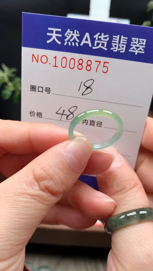 未镶嵌戒指翡翠18#