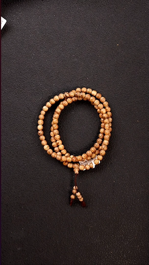 沉香手串天然沉香菩萨棋7mm圆珠多圈