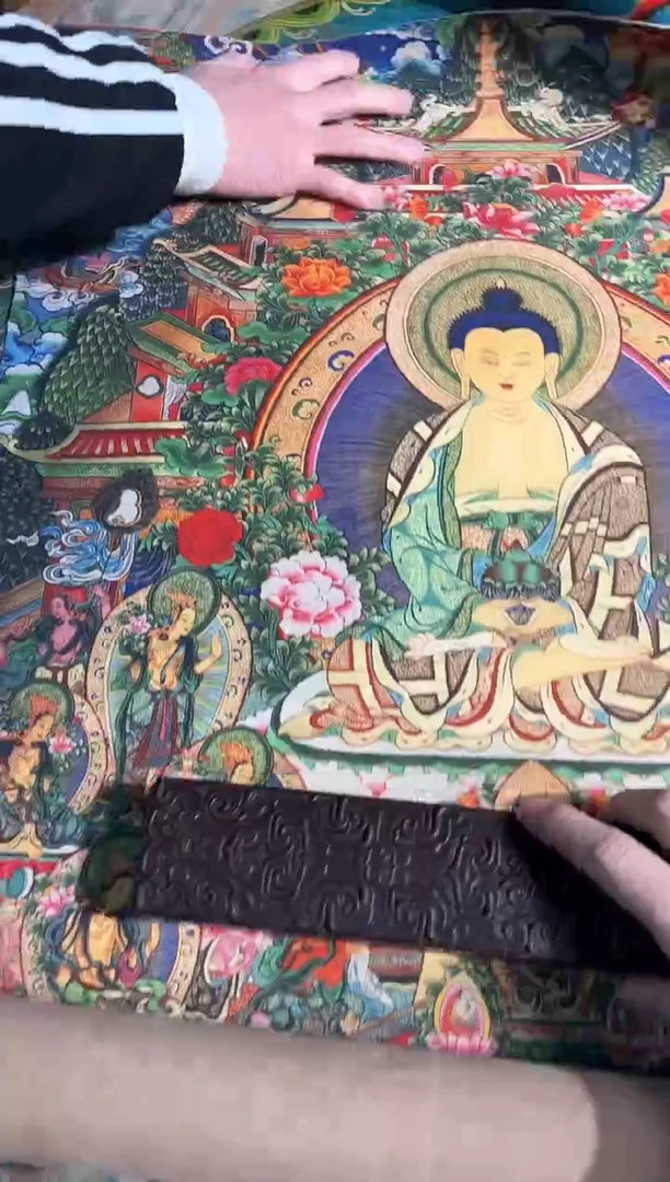 卷轴画路路的唐卡tk160