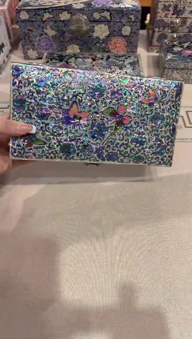 【闪购商品】蝴蝶黑金鲍·弘贝雅螺钿漆器文化馆