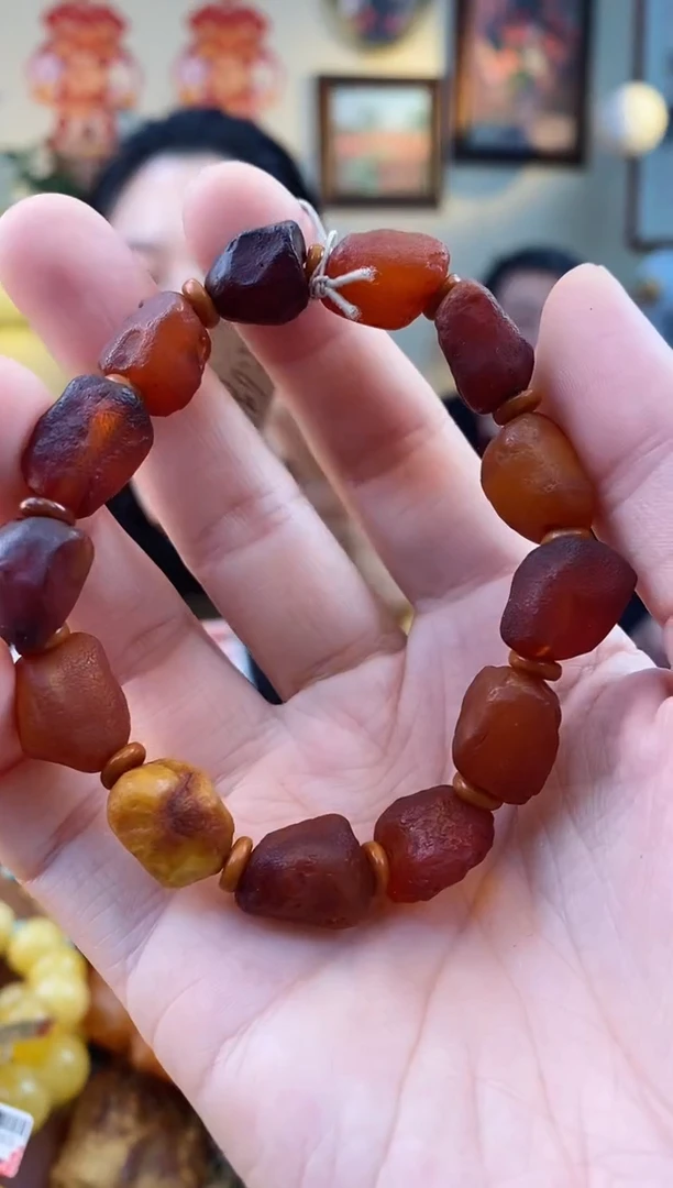 【闪购商品】琥珀手串未镶嵌手串
