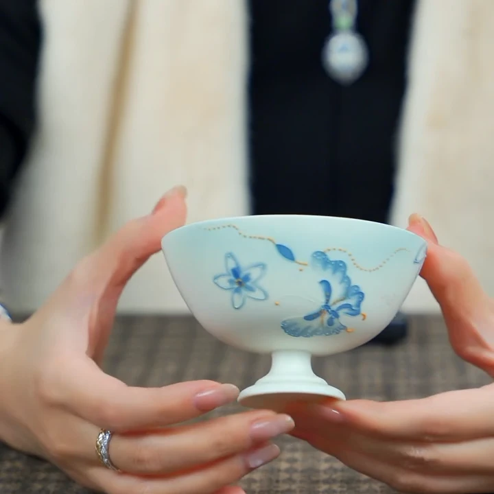 青瑶-高足圆口杯SK0066