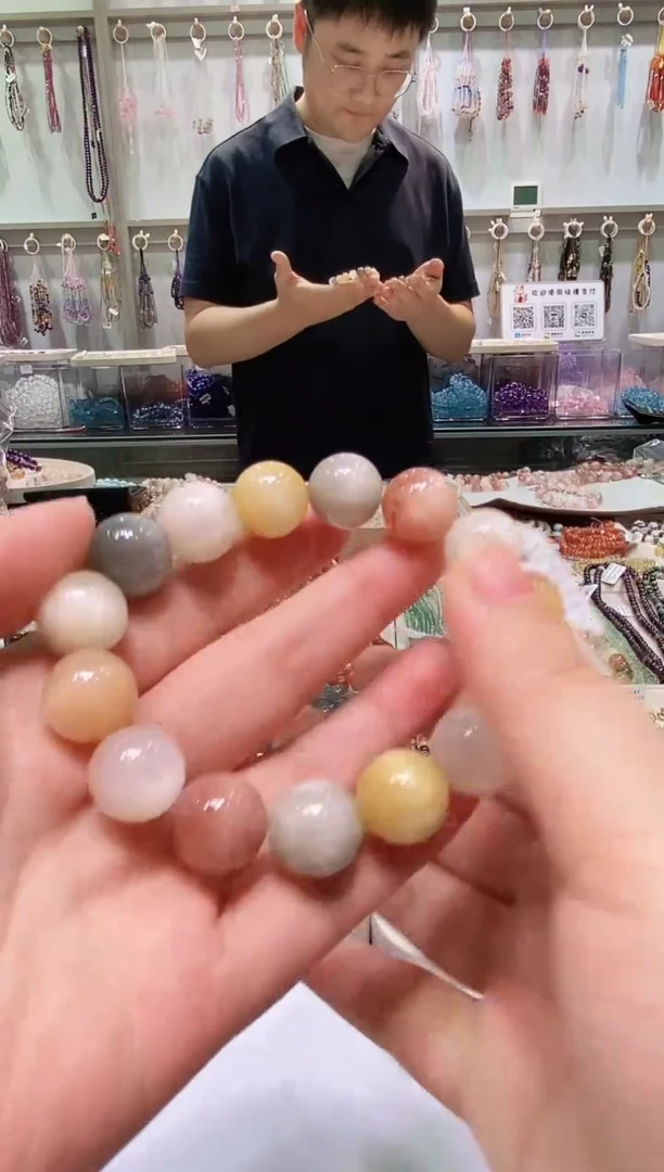 未镶嵌手串水晶多样性发其一14+