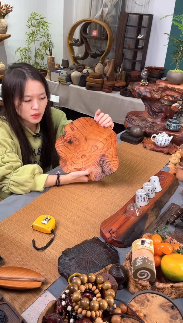 老挝花梨果盘28-24-5