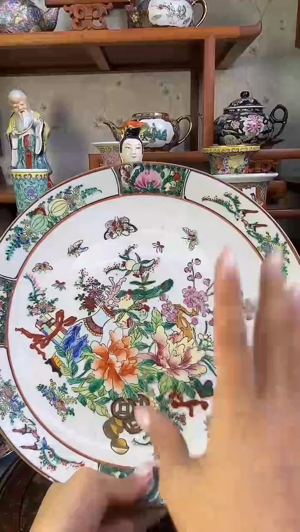 瓷片微瑕慎拍景德镇窑老厂瓷器单件