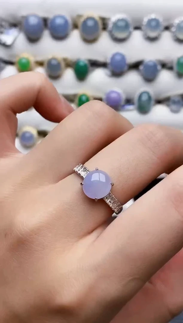 银S925镶嵌戒指翡翠1606