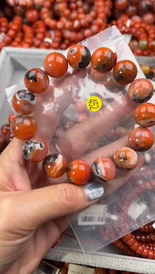 未镶嵌手串南红玛瑙15+